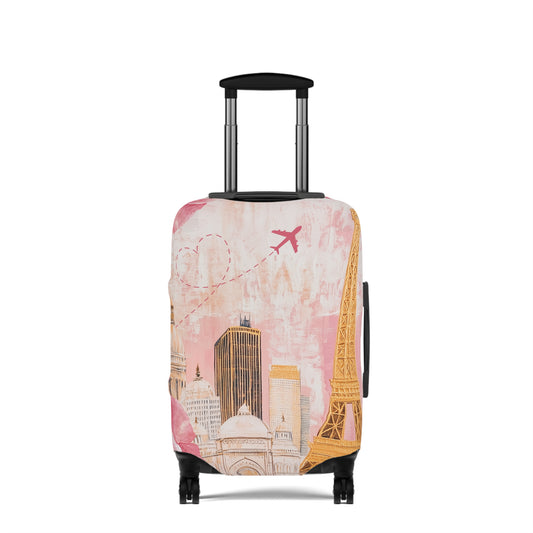 Luggage Cover - Rose Gold Global