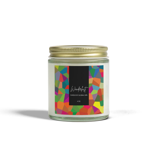 Wanderlust Travel Candle - Made with Coconut Apricot Wax