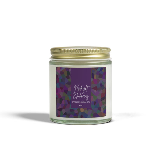 Midnight Blackberry Travel Candle - Made with Coconut Apricot Wax