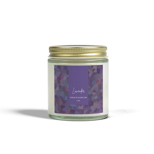 Coconut Apricot Wax Travel Candle - Lavender