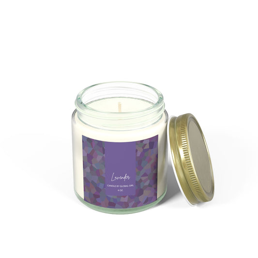Coconut Apricot Wax Travel Candle - Lavender