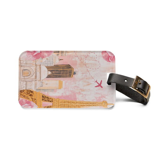 Luggage Tag - Rose Gold Global