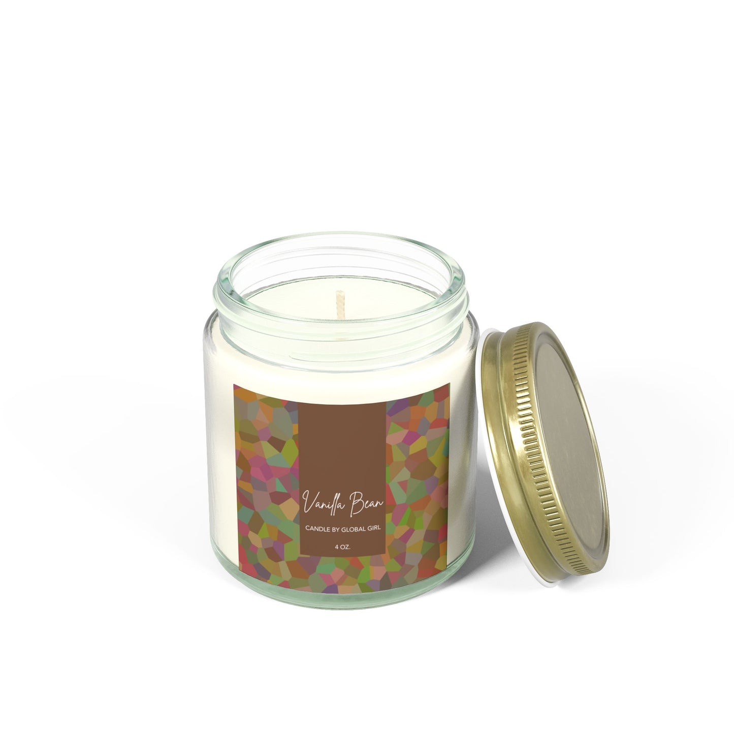 Coconut Apricot Wax Travel Candle - Vanilla Bean