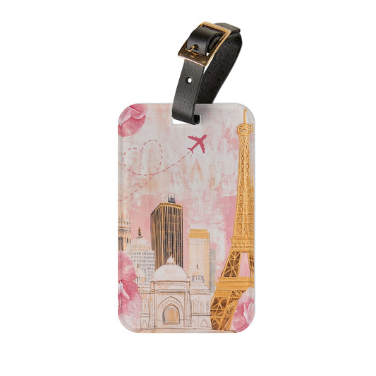 Luggage Tag - Rose Gold Global