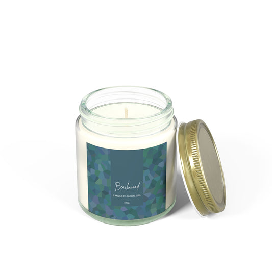 Coconut & Apricot Wax Travel Candle - Beachwood