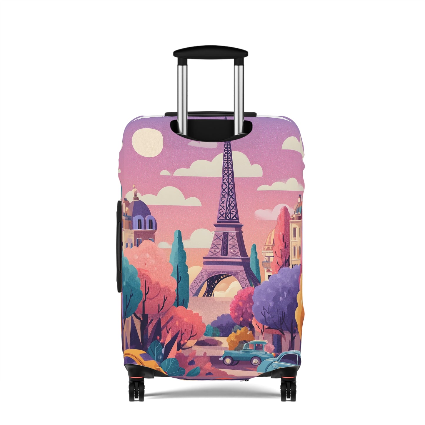 Parisian Dream Luggage Cover | Travel Accessory, Suitcase Protector, Gifts for Travelers, Custom Travel Gear