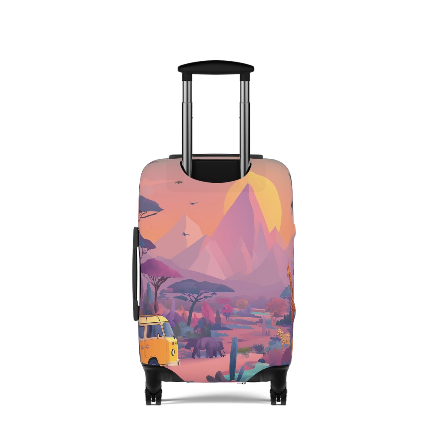African Safari Luggage Cover | Travel Accessory, Suitcase Protector, Gifts for Travelers, Custom Travel Gear