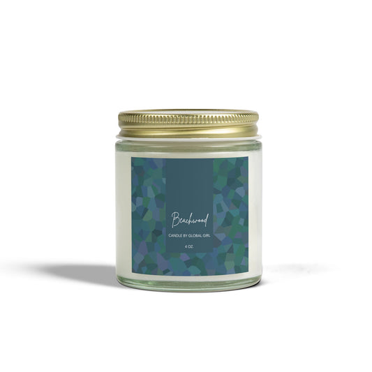 Coconut & Apricot Wax Travel Candle - Beachwood
