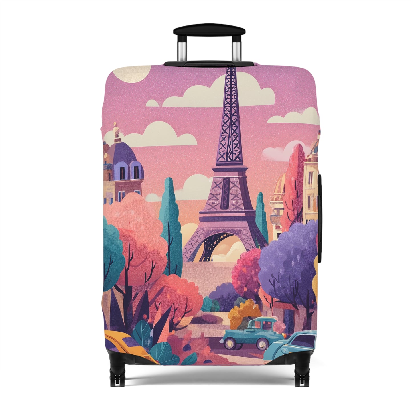 Parisian Dream Luggage Cover | Travel Accessory, Suitcase Protector, Gifts for Travelers, Custom Travel Gear