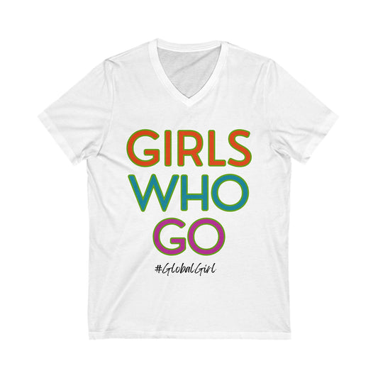 Girls Who Go V-Neck Tee - Hot Climate Edition