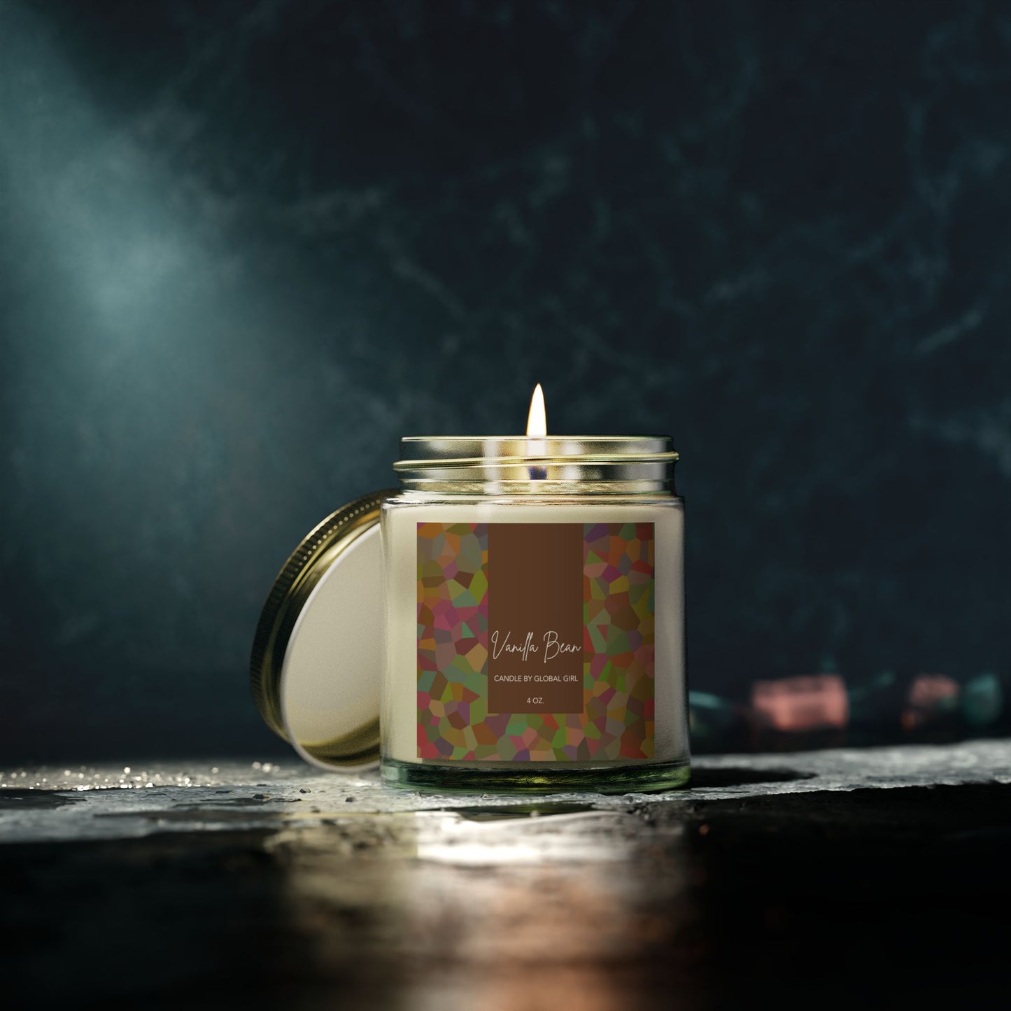 Coconut Apricot Wax Travel Candle - Vanilla Bean