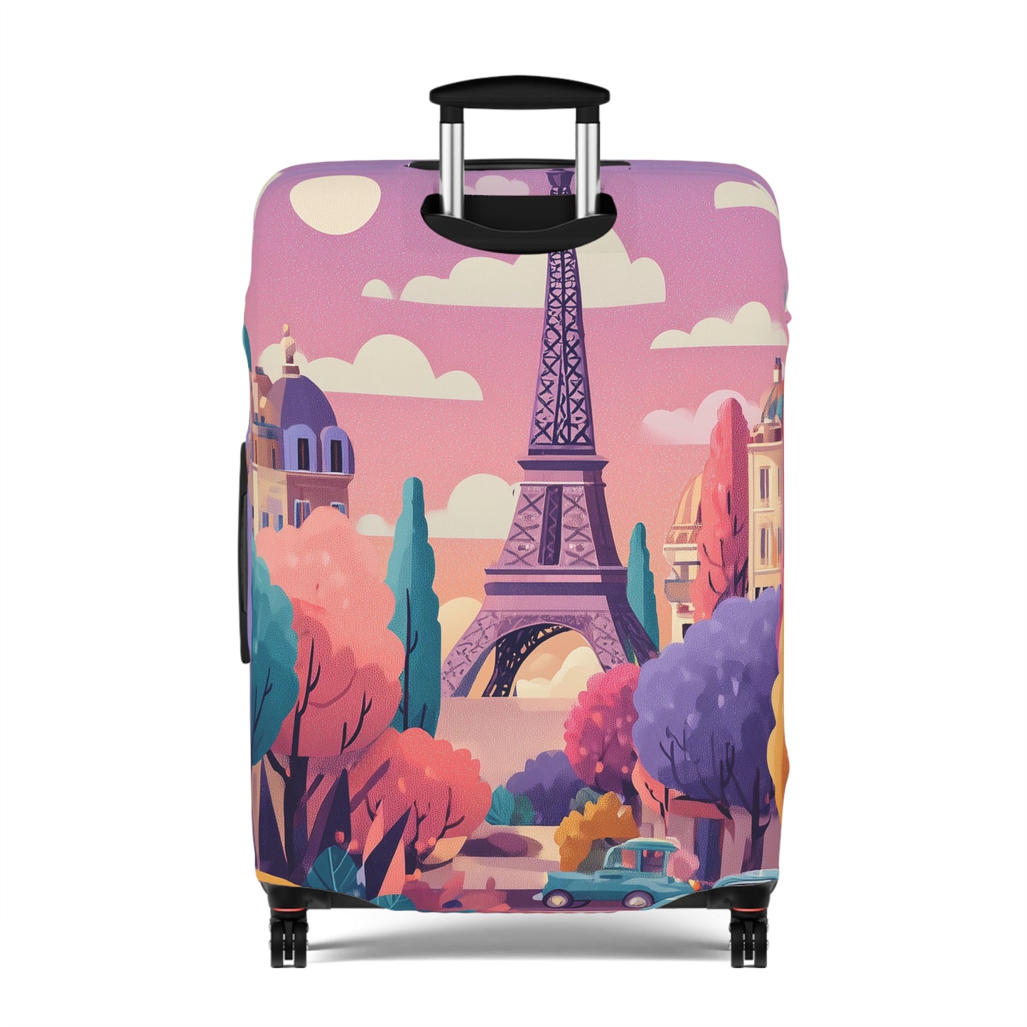 Parisian Dream Luggage Cover | Travel Accessory, Suitcase Protector, Gifts for Travelers, Custom Travel Gear