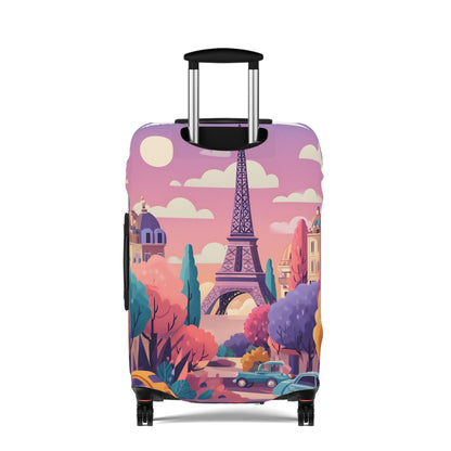Parisian Dream Luggage Cover | Travel Accessory, Suitcase Protector, Gifts for Travelers, Custom Travel Gear