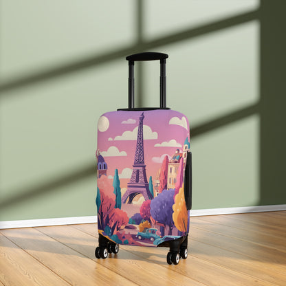 Parisian Dream Luggage Cover | Travel Accessory, Suitcase Protector, Gifts for Travelers, Custom Travel Gear